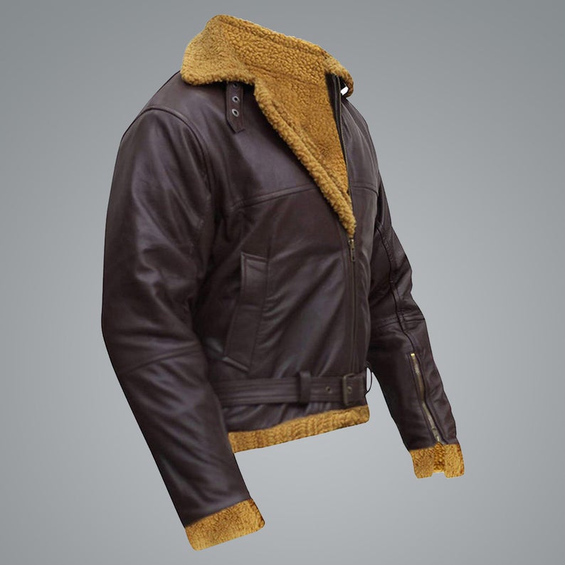 Chaqueta Bomber Aviador B3 de Piel de Oveja para Hombre | Full Grain Apparel