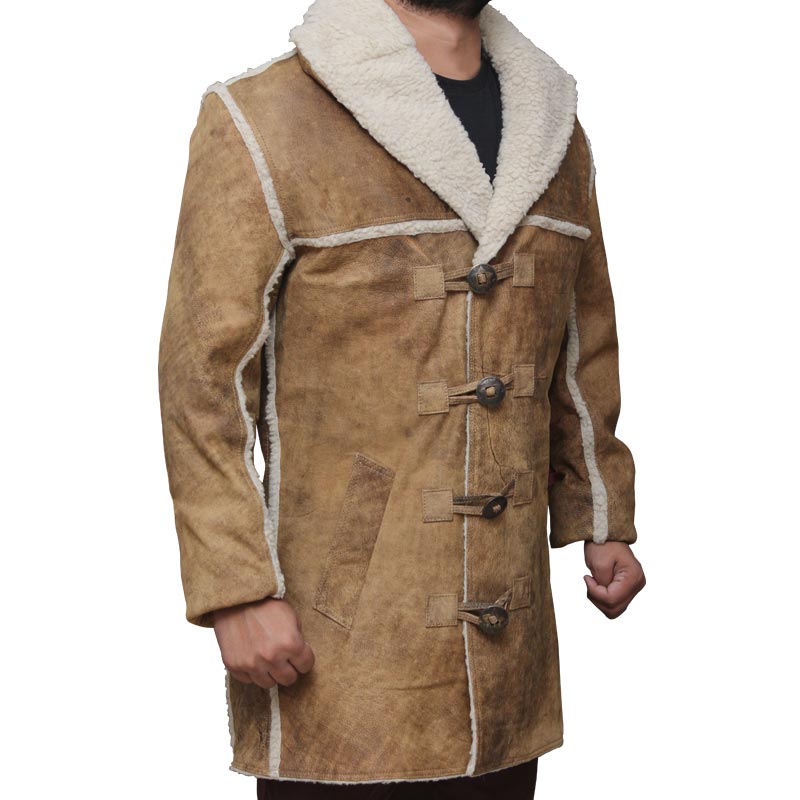 Men’s Hell On Wheels Shearling Leather Coat | Full Grain Apparel