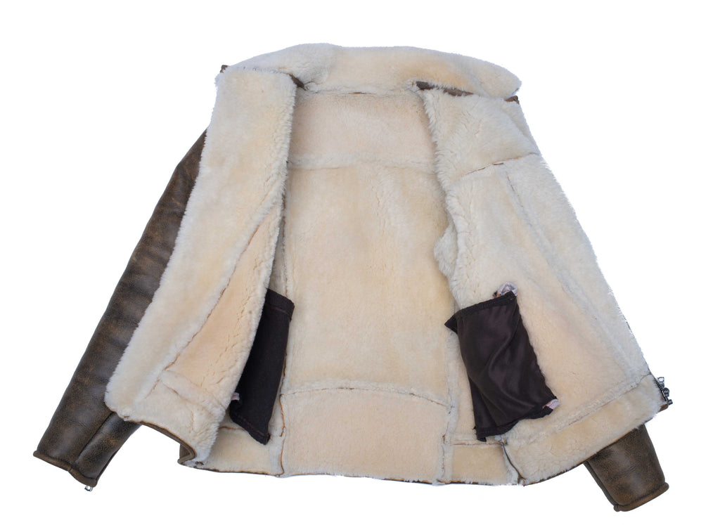 Chaqueta de motociclista Carter's para hombre, de piel de oveja, desgastada | Piel de oveja de EE. UU. | Prenda de cuero de plena flor
