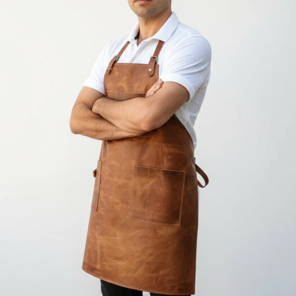 Alternate view of Java Jute Barista Apron