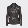 Women’s Biker Leather Jacket | Essential Full-Grain Moto | Full Grain Apparel
