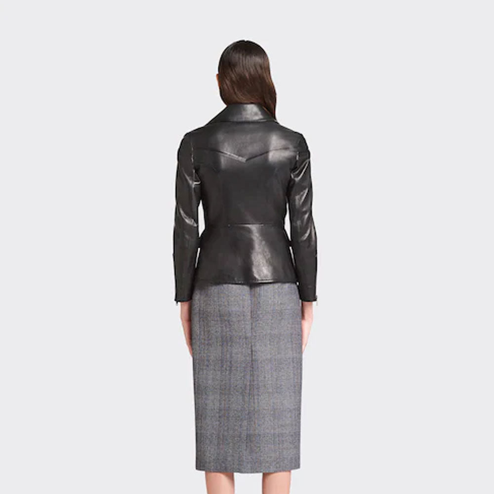 Women’s Biker Leather Jacket | Essential Full-Grain Moto | Full Grain Apparel