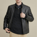 Men’s Moto Biker Leather Jacket | The "Euro-Street" Performance King | Full Grain Apparel