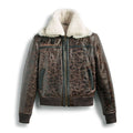 Men’s Black Shearling RAF Aviator Leather Bomber Jacket | Full Grain Apparel