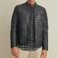 Men’s Genuine Moto Biker Leather Riding Jacket | The Precision Roadster | Full Grain Apparel