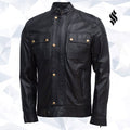 The "Aerolight" | Men’s Ultra-Soft Black Sheepskin Jacket | Full Grain Apparel