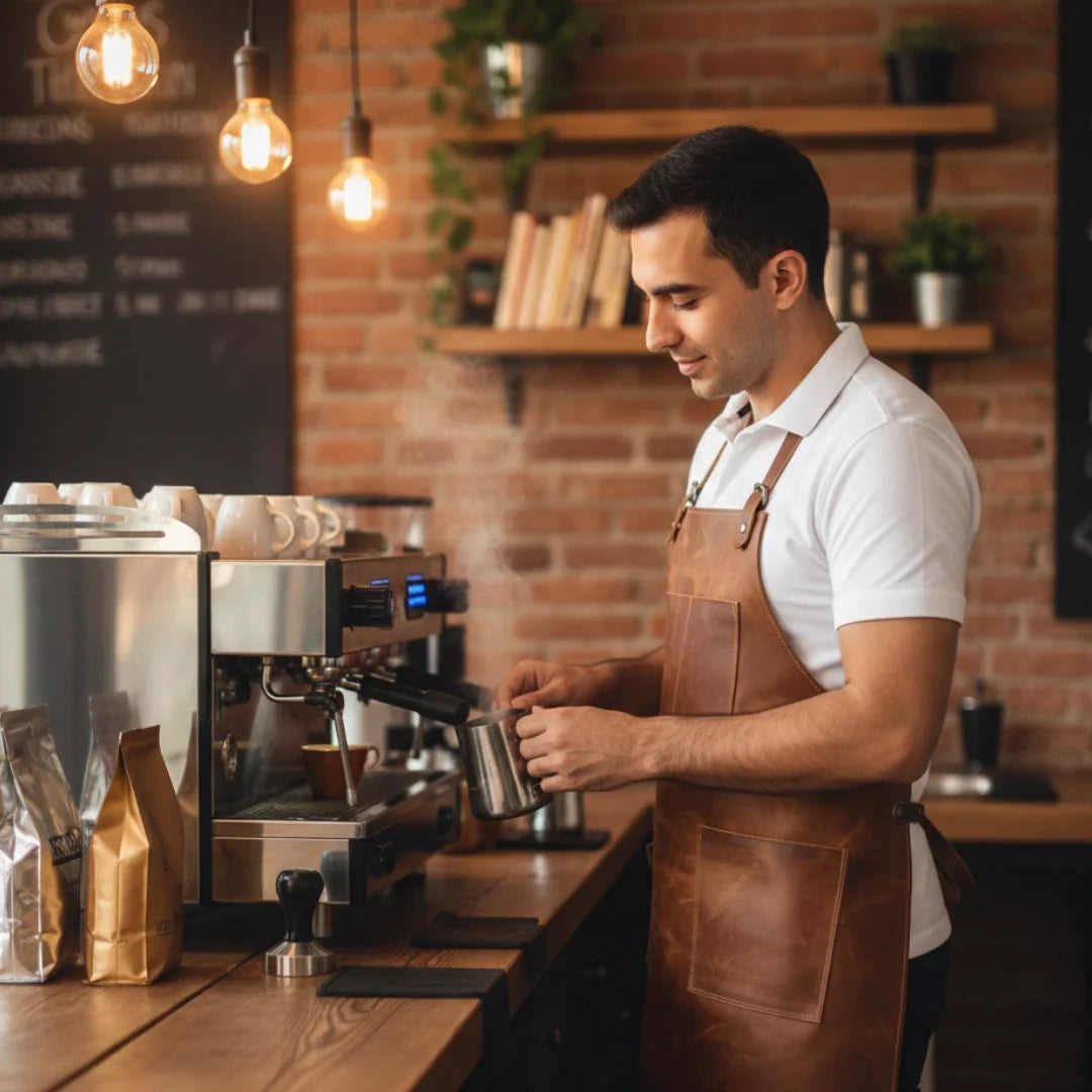 Java Jute Barista Apron
