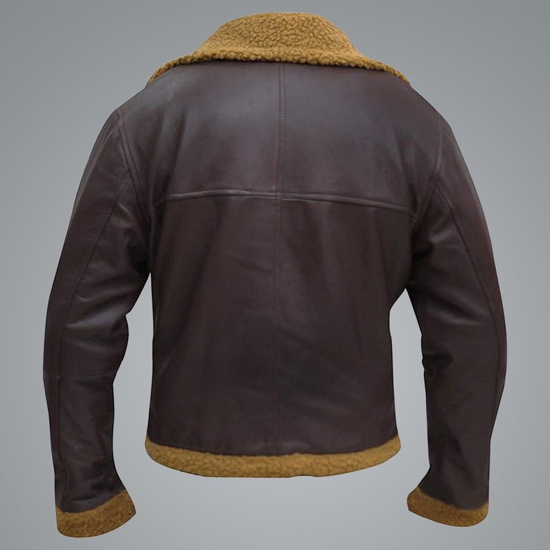 Men’s B3 Flying Aviator Pilot Shearling Jacket | Rugged Aviation Heritage | Full Grain Apparel