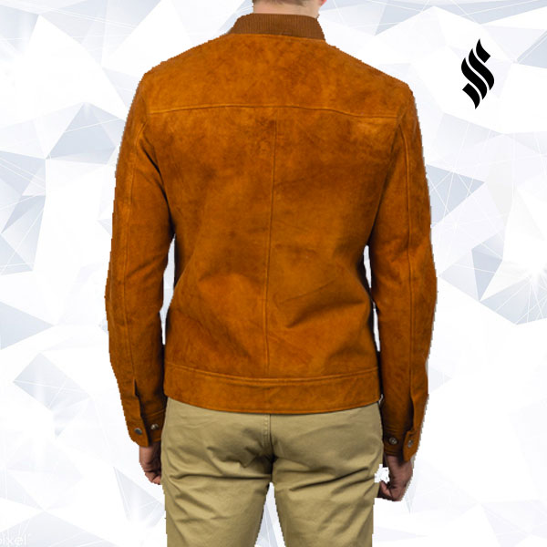 Chaqueta Bomber de Ante Marrón para Hombre | Edición "Heritage Oak" | Full Grain Apparel