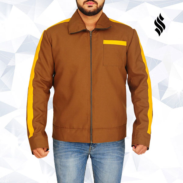 Men’s Stylish Brown Cotton Jacket | Casual Urban Wear | Full Grain Apparel