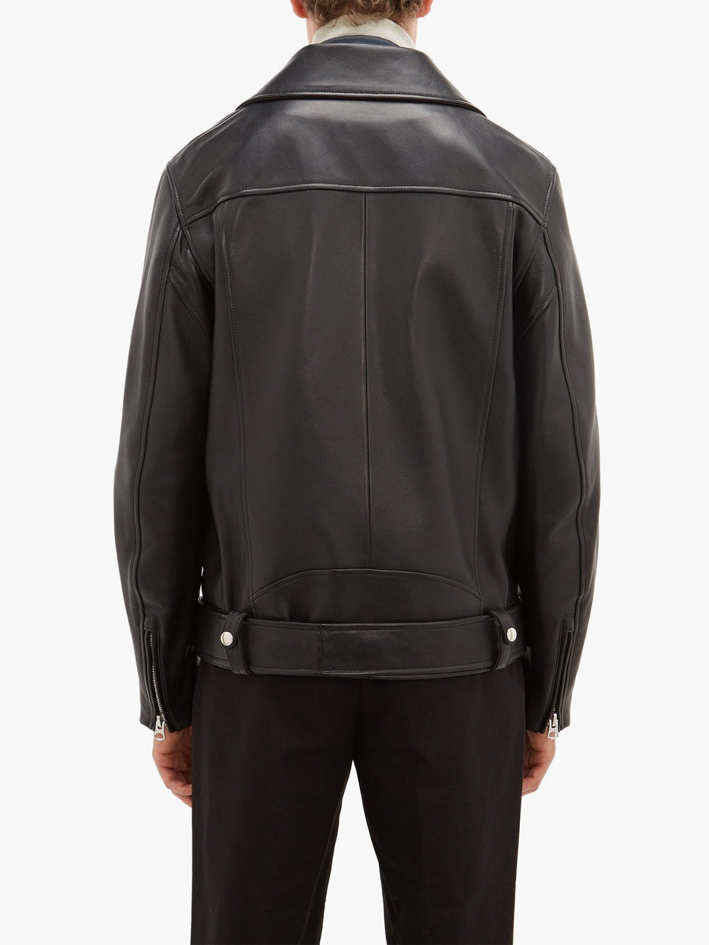 Men’s Carbon-Steel Classic Biker Jacket | Heritage Moto Identity | Full Grain Apparel