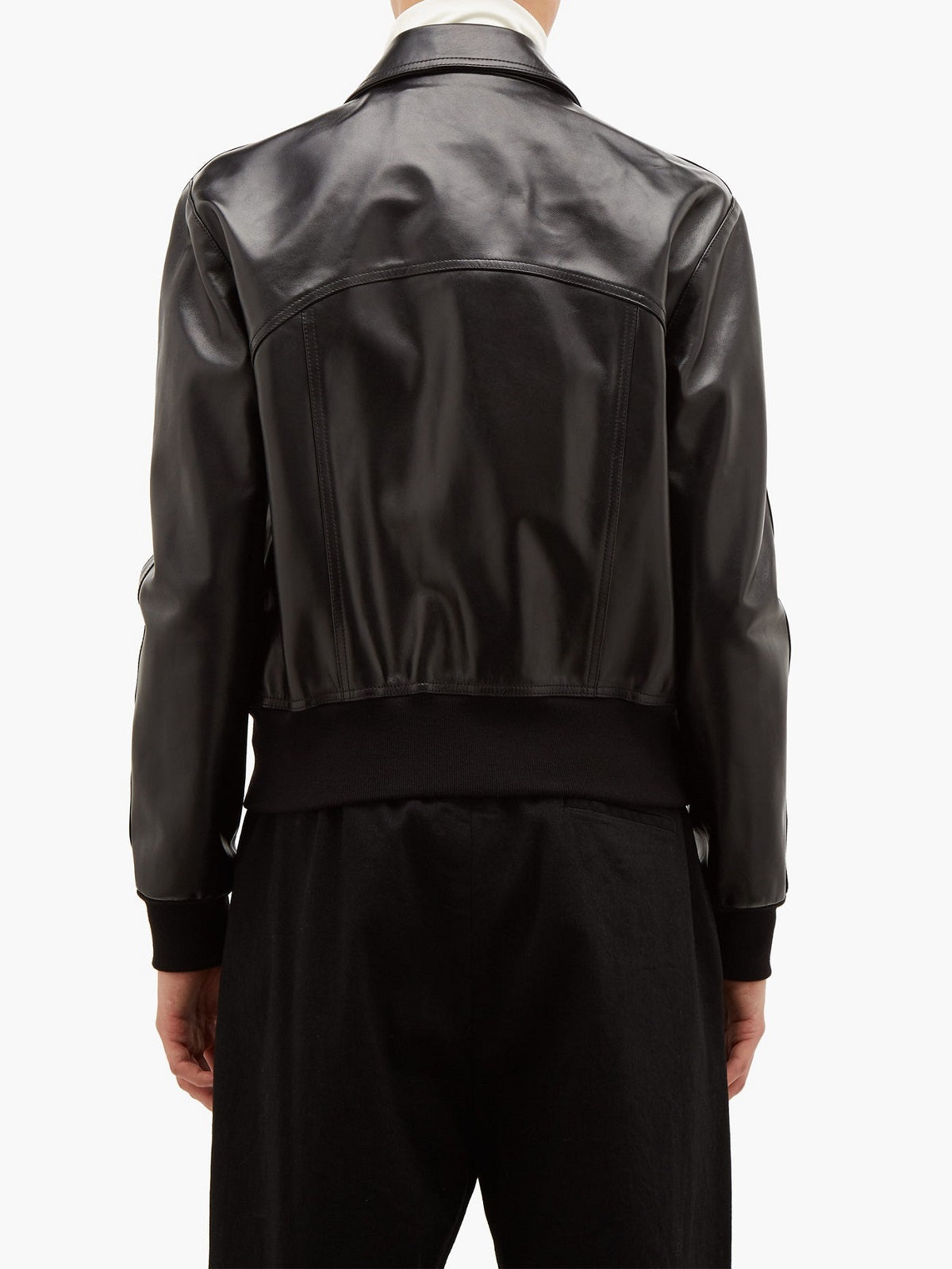 Men’s Obsidian Heritage Classic Leather Jacket | Timeless Urban Identity | Full Grain Apparel