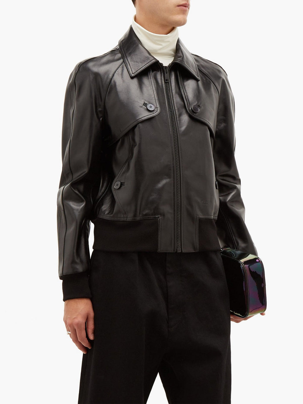 Men’s Obsidian Heritage Classic Leather Jacket | Timeless Urban Identity | Full Grain Apparel