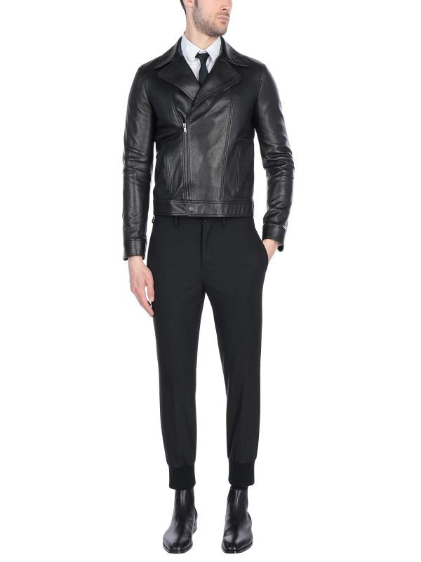Men’s Urban Daily Wear Leather Jacket | Industrial Versatility | Full Grain Apparel