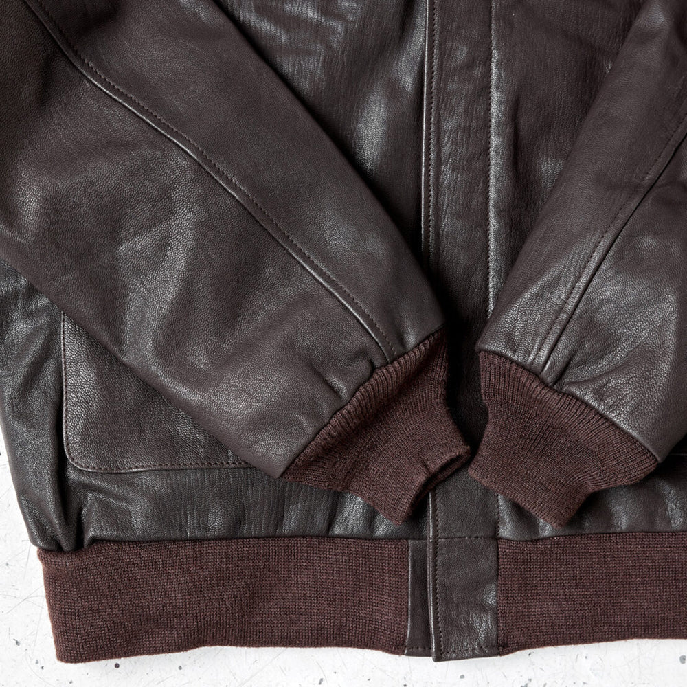 Men’s "Iron Wing" A2 Flying Bomber | Genuine Brown Horsehide Leather | Military Grade Flight Jacket | Full Grain Apparel
