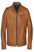 Men’s Light Brown Leather Jacket | Casual Everyday Style | Full Grain Apparel
