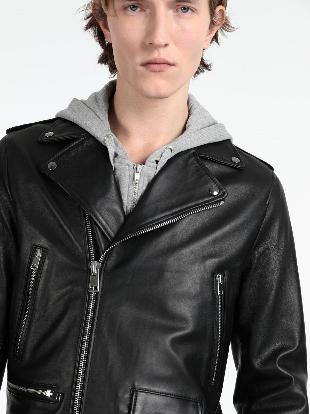 Men’s Vanguard Stylish Biker Leather Jacket | Elite Urban Identity | Full Grain Apparel