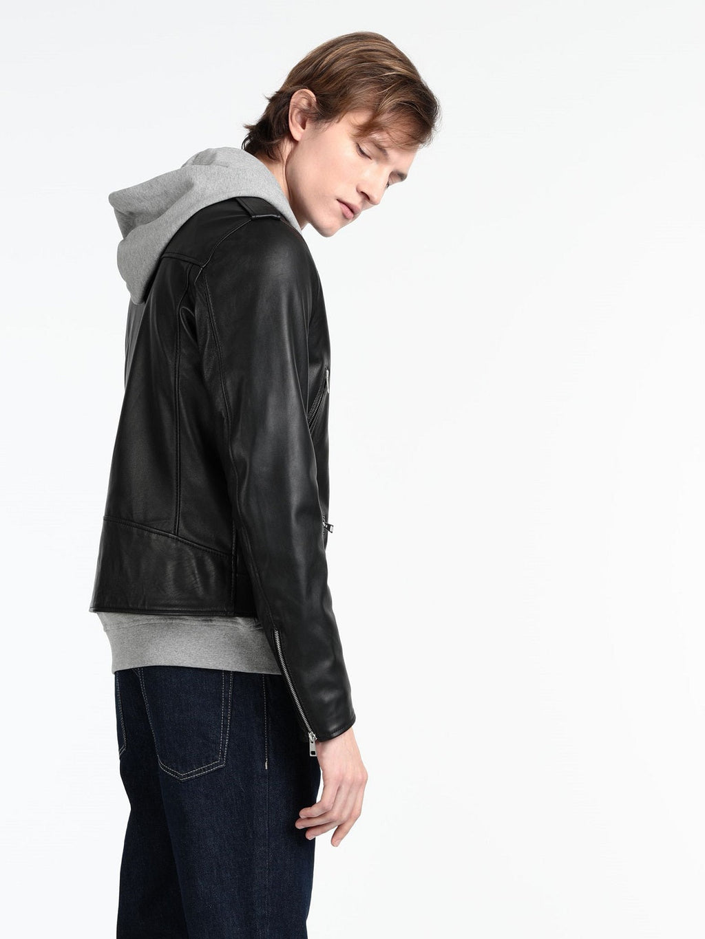 Men’s Vanguard Stylish Biker Leather Jacket | Elite Urban Identity | Full Grain Apparel