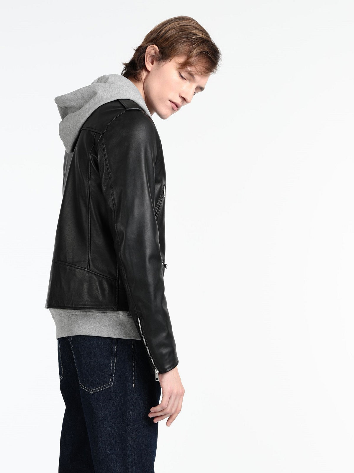 Men’s Vanguard Stylish Biker Leather Jacket | Elite Urban Identity | Full Grain Apparel