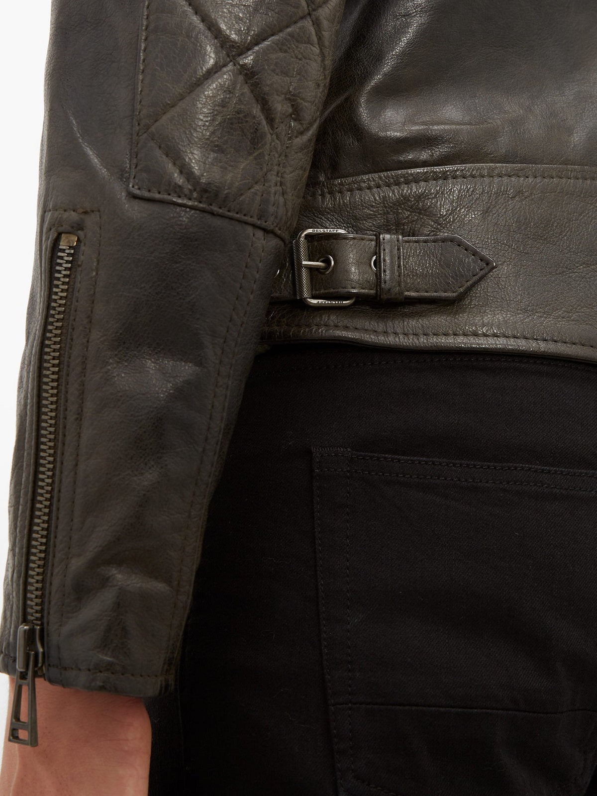 Chaqueta de cuero marrón elegante Terra-Titan para hombre | Identidad de élite tradicional | Prenda de grano completo