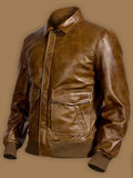 Men’s Traditional Brown Leather Jacket | Rugged Heritage Classic | Full Grain Apparel