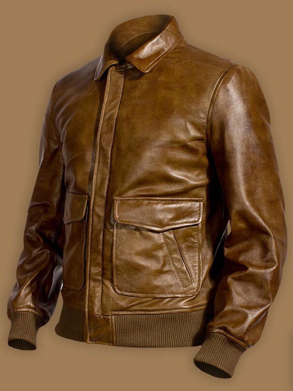 Men’s Traditional Brown Leather Jacket | Rugged Heritage Classic | Full Grain Apparel