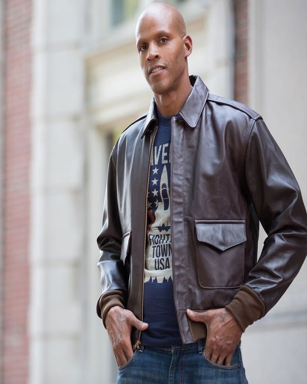 Men’s Brown World War Leather Jacket | Vintage Pilot Style | Full Grain Apparel