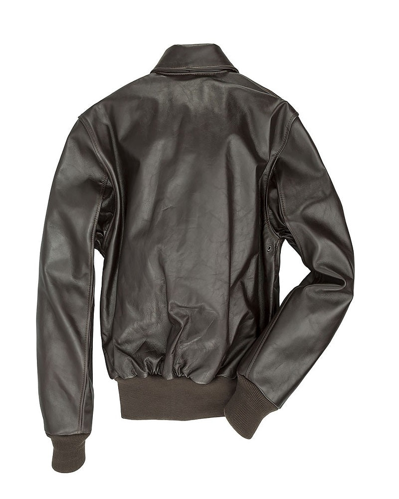 Men’s Brown World War Leather Jacket | Vintage Pilot Style | Full Grain Apparel