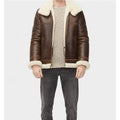 Men’s Aviator Sheepskin Shearling Leather Jacket | Full Grain Apparel