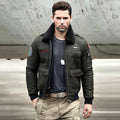 Men’s B-3 RAF Aviator Sheepskin Shearling Leather Bomber - The Apex of Winter Luxury | Full Grain Apparel