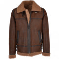 Men’s B3 Aviator Sheepskin Shearling Bomber Jacket | Full Grain Apparel