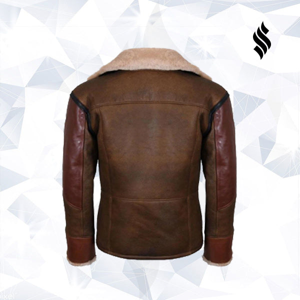 Men’s Aviator RAF B3 Leather Bomber Flying Jacket | Rugged Flight Heritage | Full Grain Apparel