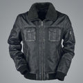 Men’s Bike Racer Black Leather Jacket | Rugged Velocity Style | Full Grain Apparel