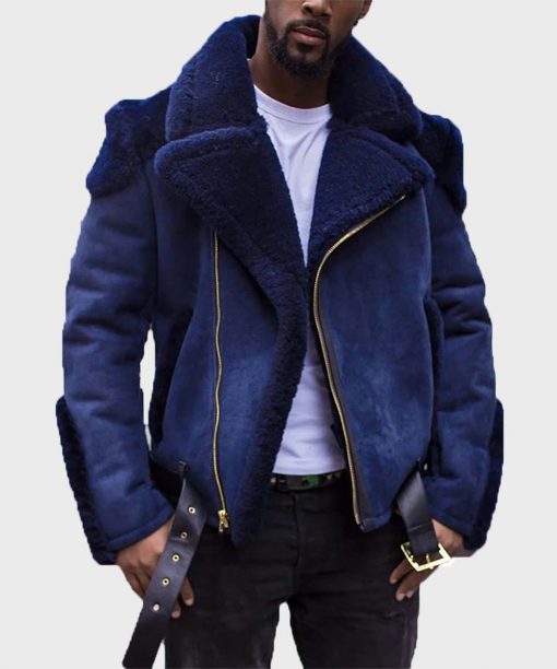 Men’s Casual Sheepskin Shearling Jacket | Rugged Everyday Luxury | Full Grain Apparel