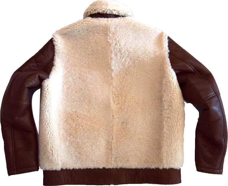 Men’s Cowhide Tan Brown Leather Jacket with Fur | Rugged Outback Heritage | Full Grain Apparel