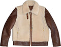 Men’s Cowhide Tan Brown Leather Jacket with Fur | Rugged Outback Heritage | Full Grain Apparel