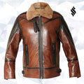 The "Spitfire" RAF Flight Aviator | Real Sheepskin & Iconic Shearling | Full Grain Apparel