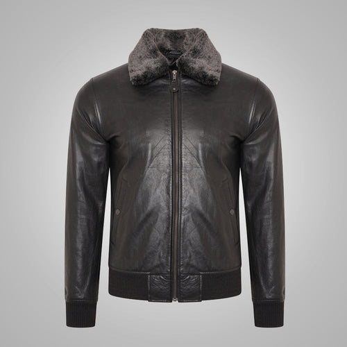 Men’s "B3-Command" RAF Aviator | Premium Dark Brown Sheepskin | Grade-A Cream Shearling | Full Grain Apparel
