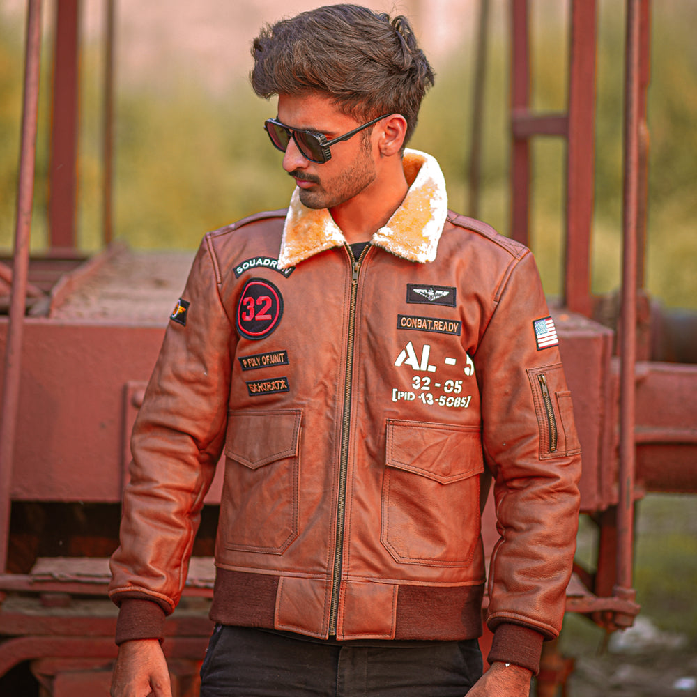 Men’s B3 RAF Flying Sheepskin Shearling Bomber Jacket | Full Grain Apparel