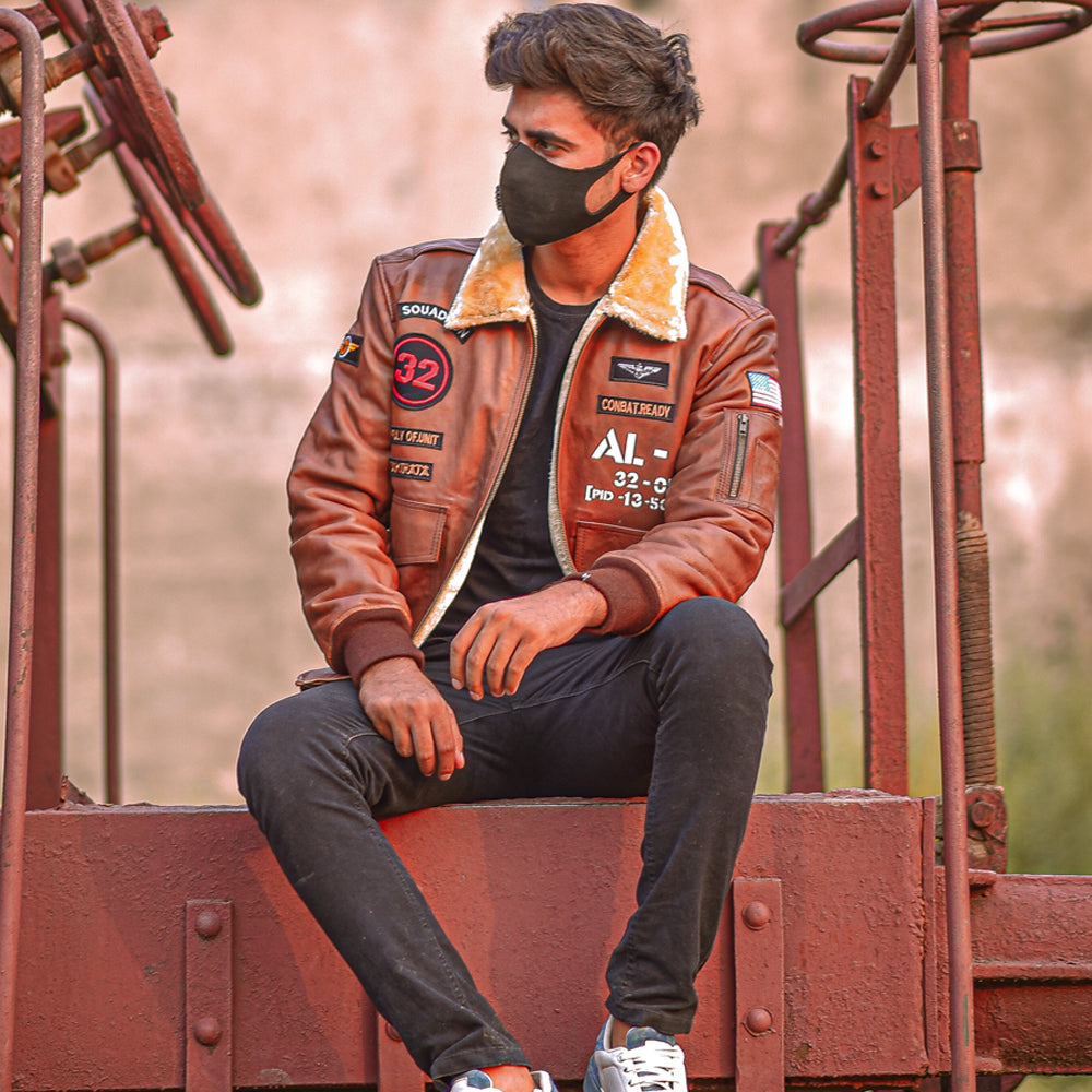 Men’s B3 RAF Flying Sheepskin Shearling Bomber Jacket | Full Grain Apparel