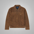 Men’s "Canyon Legacy" Suede Trucker | Premium Tobacco Calf Suede | Iconic Type-III Heritage Jacket | Full Grain Apparel