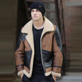 Men’s Two-Tone B-3 RAF Flying Aviator Sheepskin Jacket - The Vintage Contrast | Full Grain Apparel