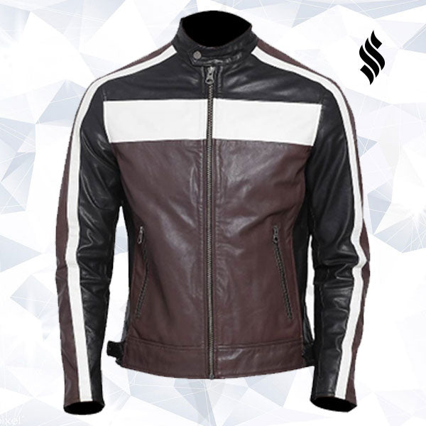 The "Kaleidoscope" Multi-Color Moto | Premium Goat Leather Biker | Full Grain Apparel