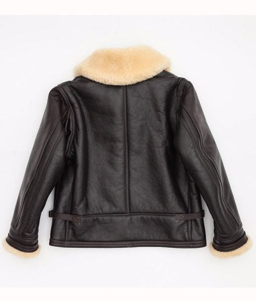 Men’s Navy M-445A Flight Shearling Leather Jacket | Rugged Naval Heritage | Full Grain Apparel