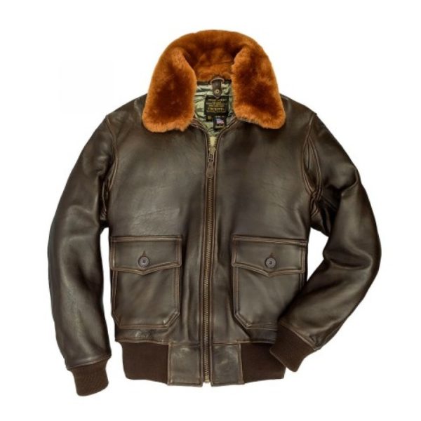 Men’s U.S. Navy Lambskin G-1 Shearling Flight Jacket | Full Grain Apparel