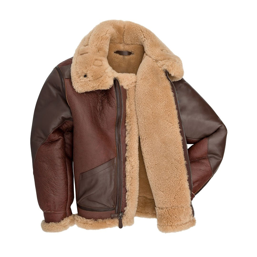 Men’s B-3 Bomber 1941 Pearl Harbor Leather Jacket | Rugged Military History | Full Grain Apparel
