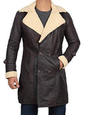 Men’s Superfly Beige Shearling Leather Coat | Winter Outerwear | Full Grain Apparel