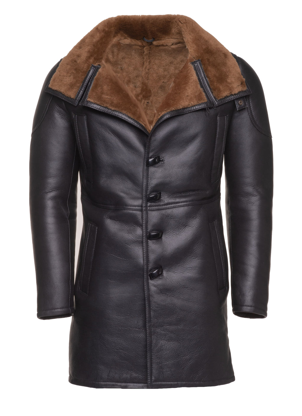 The "Officer K" 2049 Trench | Real Shearling Blade Runner Inspired Coat | Full Grain Apparel