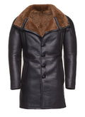 The "Officer K" 2049 Trench | Real Shearling Blade Runner Inspired Coat | Full Grain Apparel