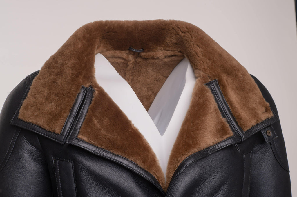 The "Officer K" 2049 Trench | Real Shearling Blade Runner Inspired Coat | Full Grain Apparel